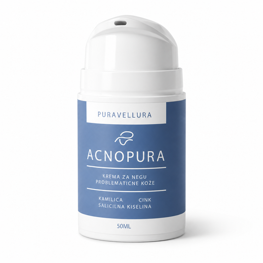 AcnoPura - Prirodna krema za akne i bubuljice sa cinkom, 50ml