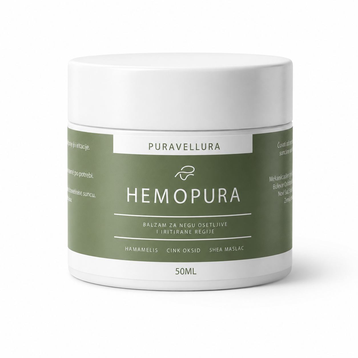 HemoPura - Prirodni melem za hemoroide sa 15% cinka, 50ml