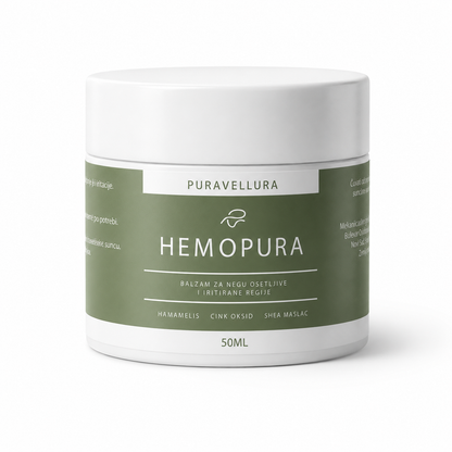 HemoPura - Prirodni melem za hemoroide sa 15% cinka, 50ml