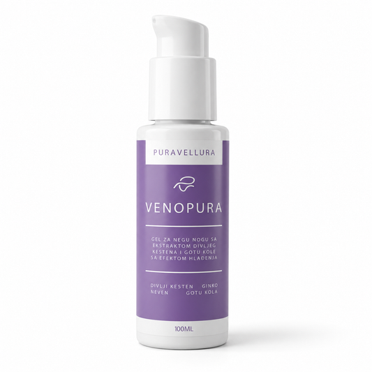 VenoPura - Prirodni gel za vene, teške i otečene noge, 100ml